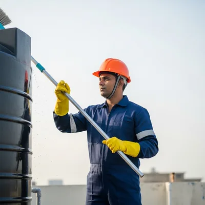Overhead Water Tank Cleaning in Bengaluru by KBS Home Services